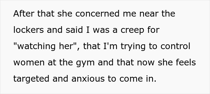Man at gym accused of being a creep after woman rolls her eyes and confronts him for filming.