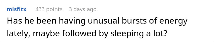 Reddit comment discussing unusual bursts of energy and sleeping patterns, related to DIY soundproofing with egg cartons. Reddit comment discussing unusual bursts of energy and sleeping patterns, related to DIY soundproofing with egg cartons.