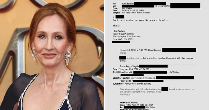 Newly Released Epstein Doc Has 'Harry Potter' Fans Furious With JK Rowling