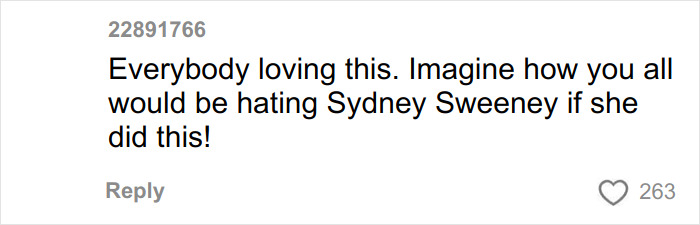 Comment criticizing online reactions to Chappell Roan’s Grammys outfit, sparking low class outrage discussions.