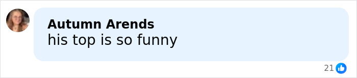 Comment reading his top is so funny, criticizing Harry Styles outfit during on-stage appearance at 2026 Grammys. Comment reading his top is so funny, criticizing Harry Styles outfit during on-stage appearance at 2026 Grammys.