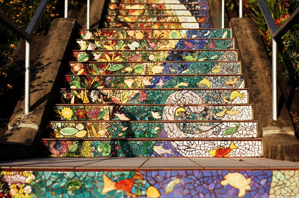 The 16th Avenue Tiled Steps Project The 16th Avenue Tiled Steps Project