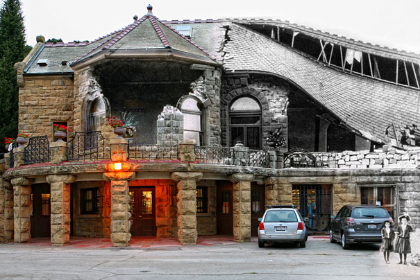 Then and Now Blend of the 1906 San Francisco Earthquake Then and Now Blend of the 1906 San Francisco Earthquake