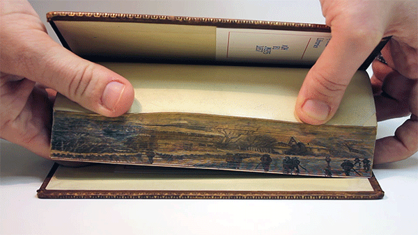 Hidden 19th Century Fore-Edge Paintings Found on the Pages of a Book