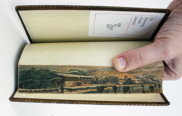 Hidden 19th Century Fore-Edge Paintings Found on the Pages of a Book