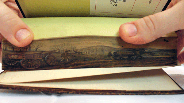Hidden 19th Century Fore-Edge Paintings Found on the Pages of a Book