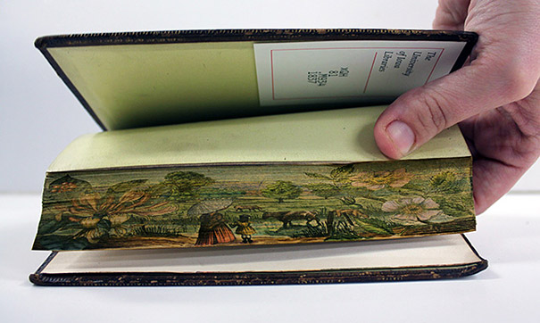 Hidden 19th Century Fore-Edge Paintings Found on the Pages of a Book
