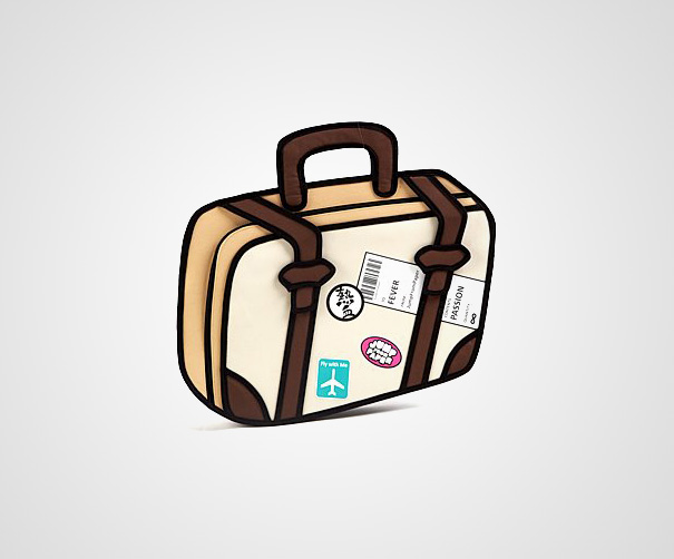 Jump From Paper: 2D Cartoon-like Handbags 