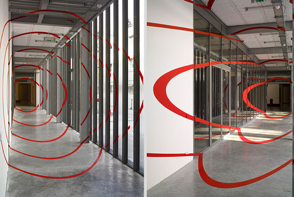 Anamorphic Illusions by Felice Varini Anamorphic Illusions by Felice Varini