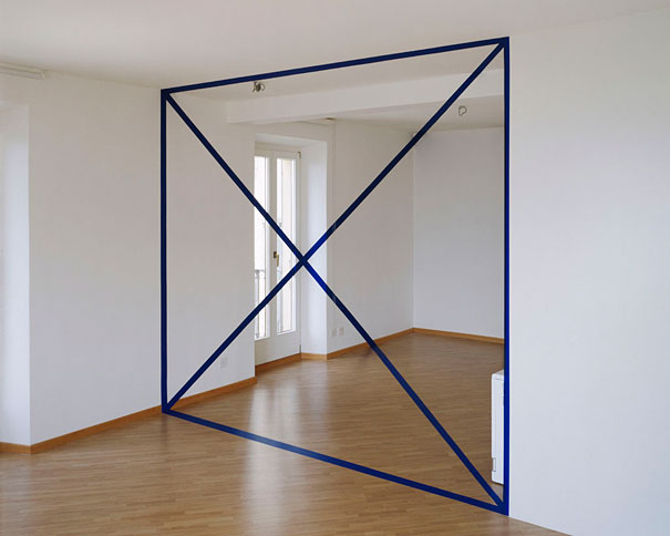 Anamorphic Illusions by Felice Varini Anamorphic Illusions by Felice Varini