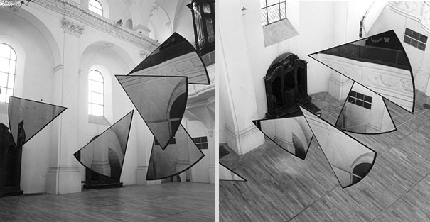 Anamorphic Illusions by Felice Varini Anamorphic Illusions by Felice Varini