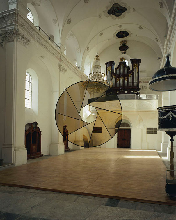 Anamorphic Illusions by Felice Varini Anamorphic Illusions by Felice Varini