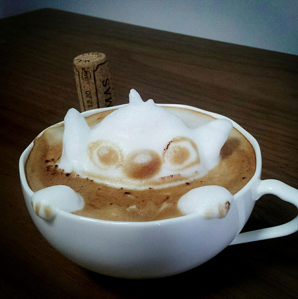 More Incredible 3D Latte Art by Kazuki Yamamoto More Incredible 3D Latte Art by Kazuki Yamamoto