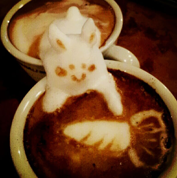 More Incredible 3D Latte Art by Kazuki Yamamoto More Incredible 3D Latte Art by Kazuki Yamamoto