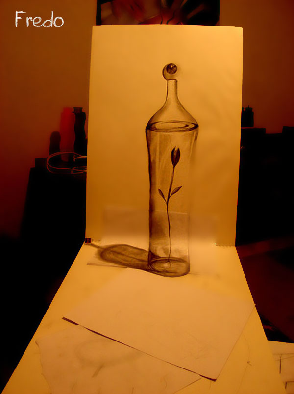 Amazing 3D Pencil Drawings by 17 Year Old Fredo