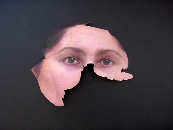 Realistic 3D Paper Portraits by Bert Simons Realistic 3D Paper Portraits by Bert Simons