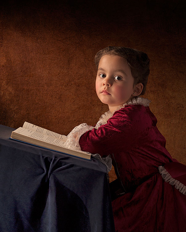Father and His 5-Year-Old Daughter Recreate Classic Paintings