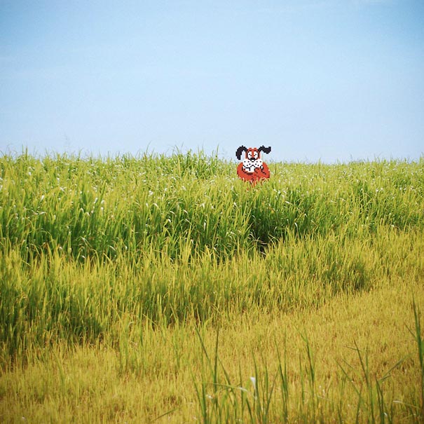 8-Bit Video Game Characters In Real Life