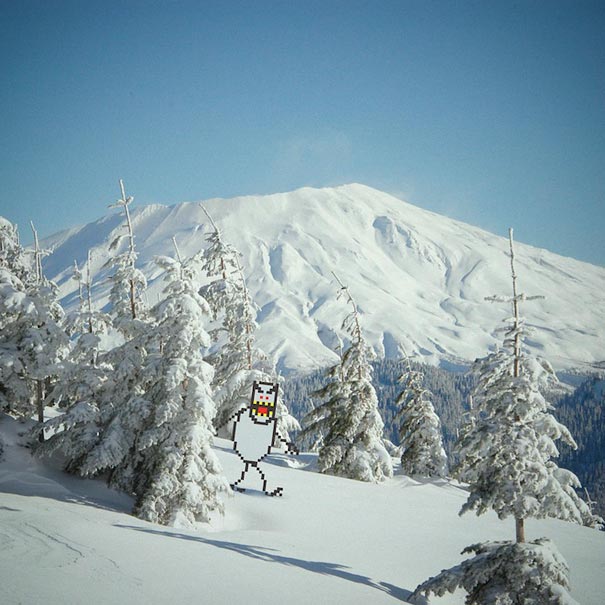 8-Bit Video Game Characters In Real Life 8-Bit Video Game Characters In Real Life