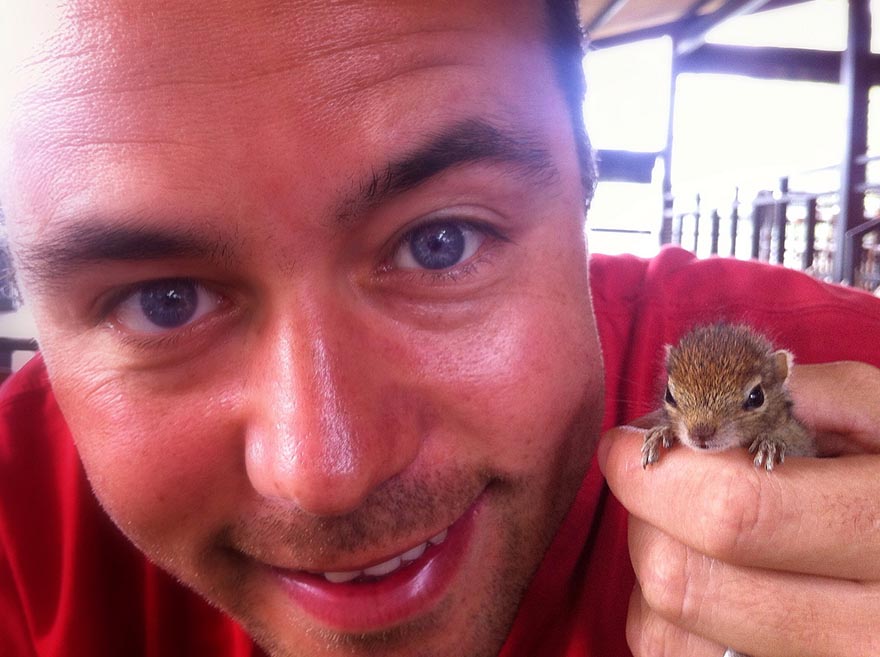 Abandoned Baby Squirrel Rescued By Filmmaker, Becomes Best Friend