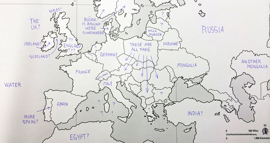 Americans Were Asked To Place European Countries On A Map. Here's What They Wrote: Americans Were Asked To Place European Countries On A Map. Here's What They Wrote: