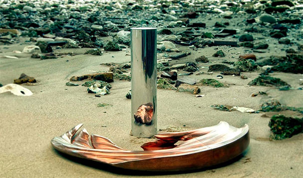 Incredible Anamorphic Sculptures by Jonty Hurwitz Incredible Anamorphic Sculptures by Jonty Hurwitz