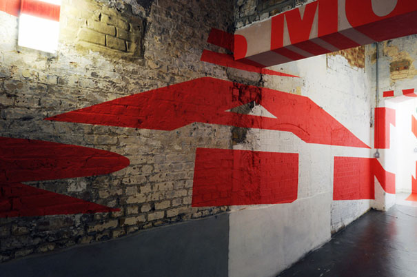 Anamorphic Typography by Joseph Egan Anamorphic Typography by Joseph Egan
