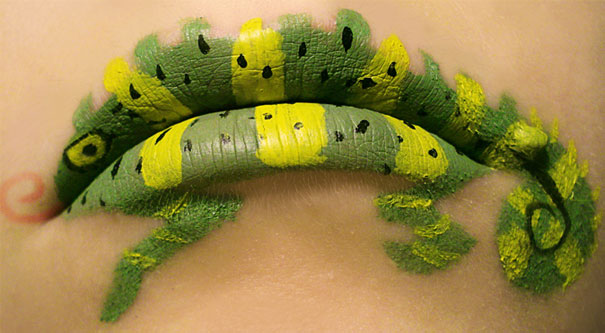 Animal Lipstick Art by Paige Thompson Animal Lipstick Art by Paige Thompson