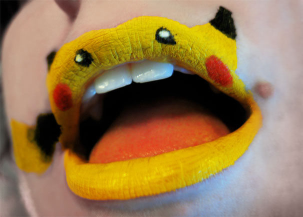 Animal Lipstick Art by Paige Thompson Animal Lipstick Art by Paige Thompson