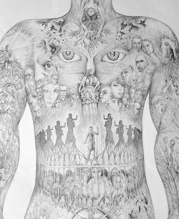 Artist Shows his Progression from 2 Years old to 25