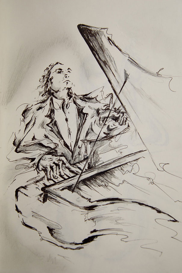 Artist Shows his Progression from 2 Years old to 25