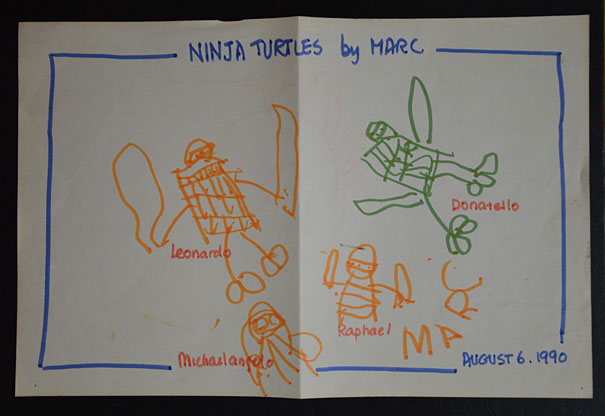 Artist Shows his Progression from 2 Years old to 25