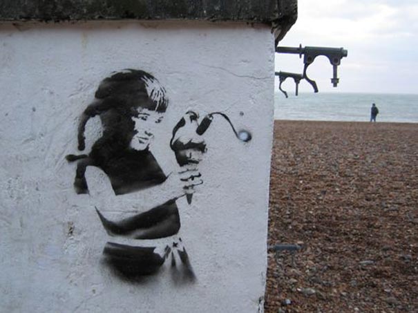 80+ Beautiful Street Crimes done by BANKSY