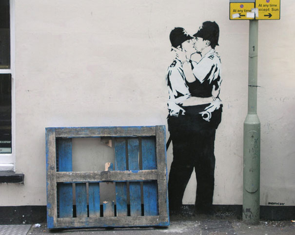 80+ Beautiful Street Crimes done by BANKSY