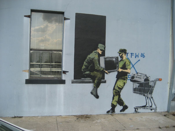 80+ Beautiful Street Crimes done by BANKSY