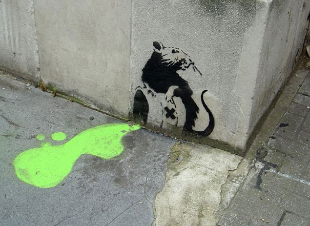 80+ Beautiful Street Crimes done by BANKSY