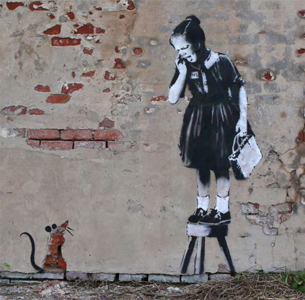 80+ Beautiful Street Crimes done by BANKSY