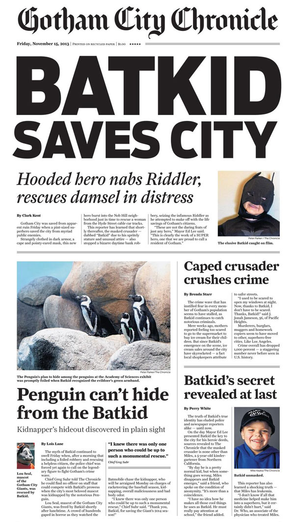 Batkid Saves San Francisco, Becomes Most Heartwarming Internet Sensation Batkid Saves San Francisco, Becomes Most Heartwarming Internet Sensation