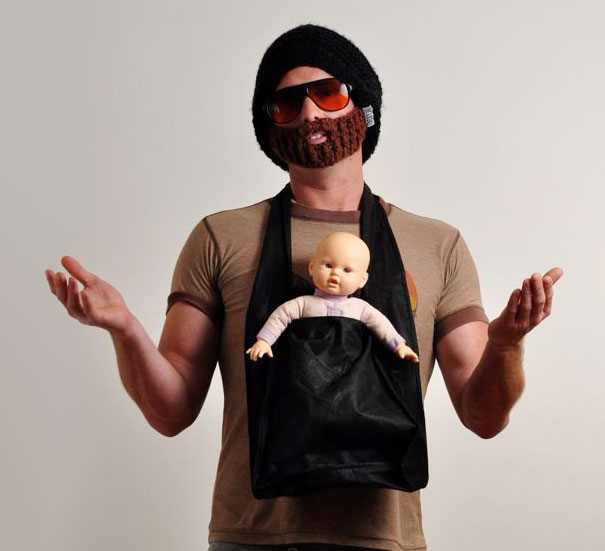 Cool Knitted Beard Hat with Detachable Beard Cool Knitted Beard Hat with Detachable Beard