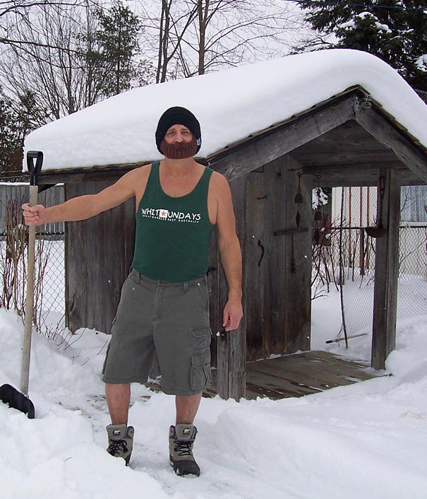 Cool Knitted Beard Hat with Detachable Beard
