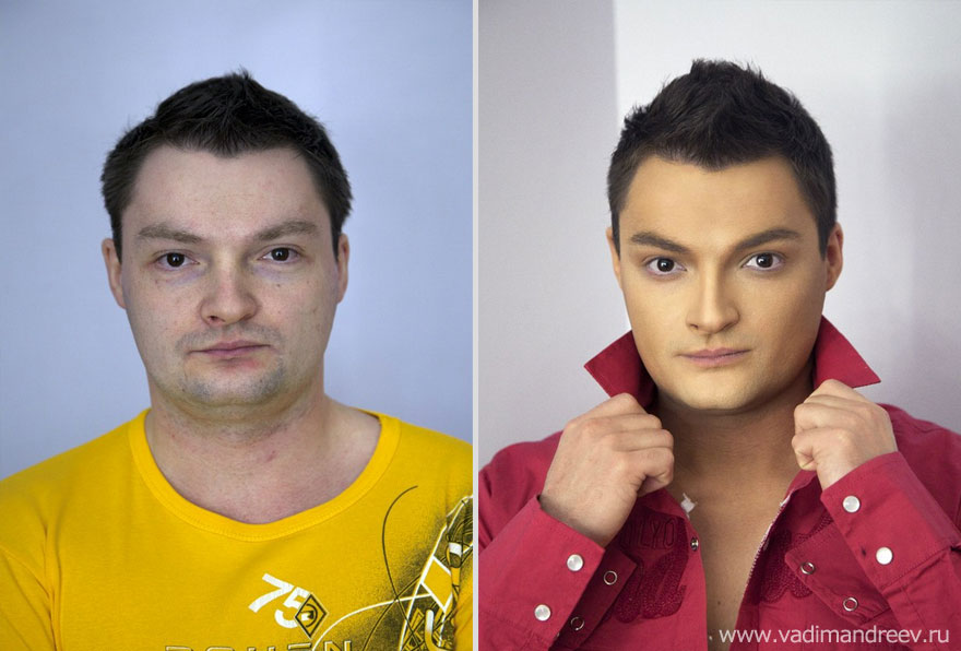 Stunning Before and After Makeup Photos by Vadim Andreev Stunning Before and After Makeup Photos by Vadim Andreev