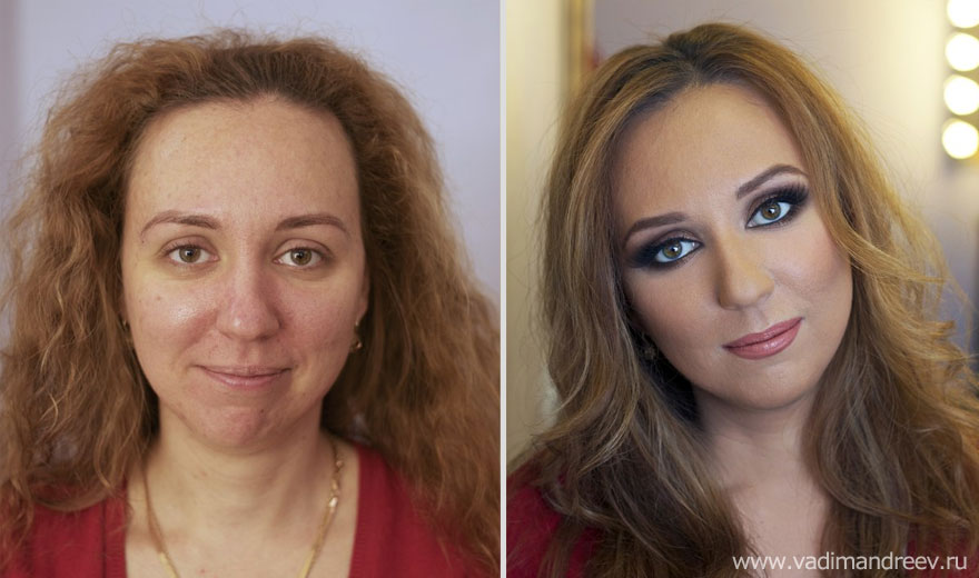 Stunning Before and After Makeup Photos by Vadim Andreev