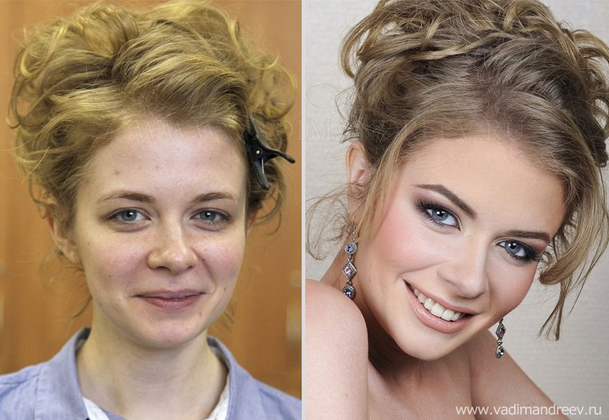 Stunning Before and After Makeup Photos by Vadim Andreev