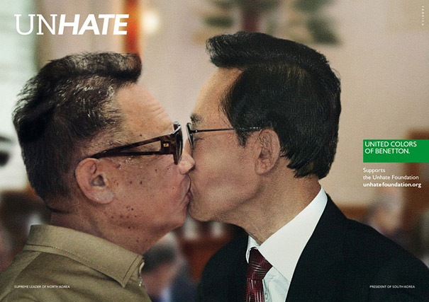 'Unhate' Ad Campaign by Benetton Shows World Leaders Kissing 'Unhate' Ad Campaign by Benetton Shows World Leaders Kissing
