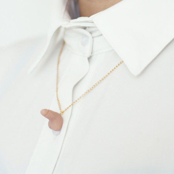 Miniature Body Part Jewelry by Percy Lau