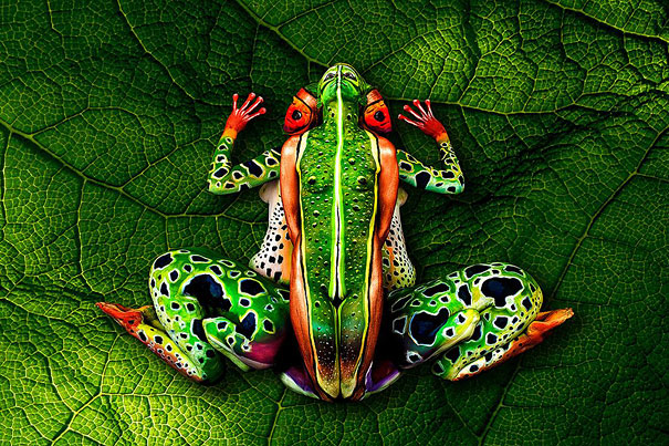Amazing Nature Inspired Body Art Illusions by Johannes Stoetter