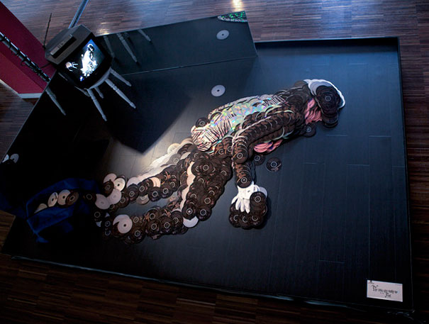 Musician Portraits Made Of Their Own CDs Musician Portraits Made Of Their Own CDs