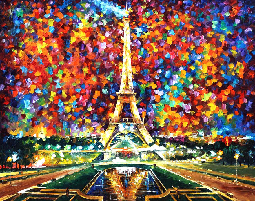 The Fusion Of Colors In Leonid Afremov's Nostalgic Oil Paintings