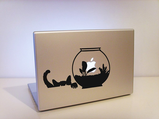 25 Cool and Creative MacBook Stickers