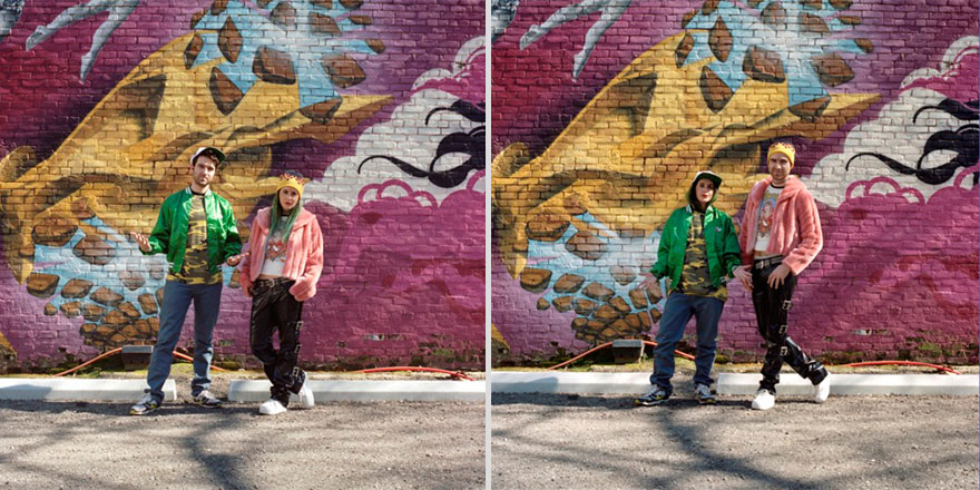 Couples Switch Outfits In Playful, Gender-Bending Photo Series By Hana Pesut (31 pics) Couples Switch Outfits In Playful, Gender-Bending Photo Series By Hana Pesut (31 pics)